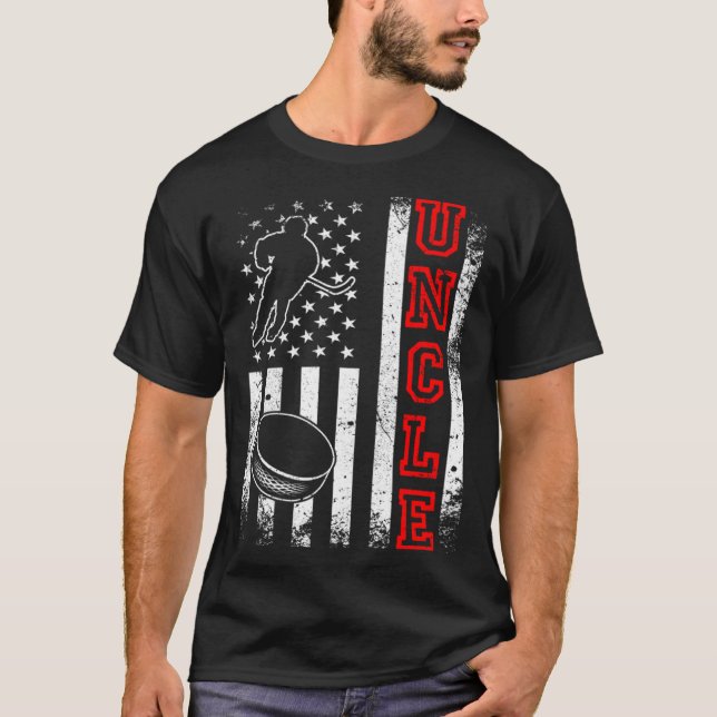 Camiseta Hockey Tío Americano Hockey Hockey Hockey (Anverso)