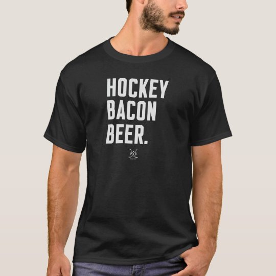 Camiseta Hockey, tocino, cerveza