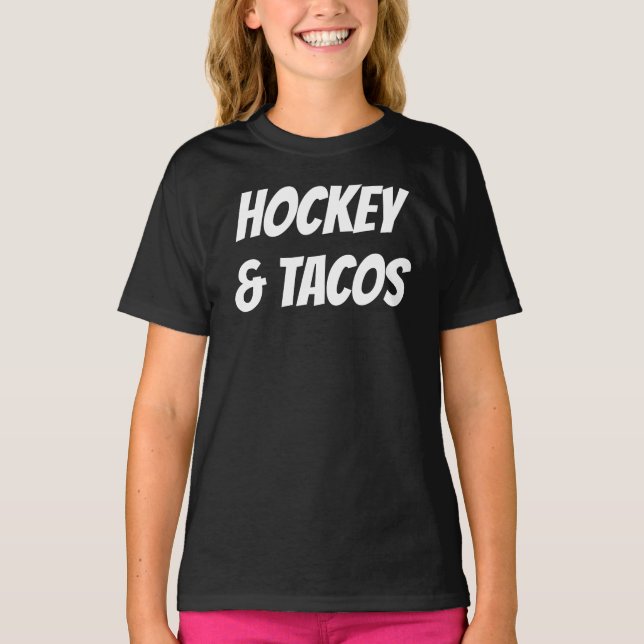Camiseta Hockey Y Tacos (Anverso)