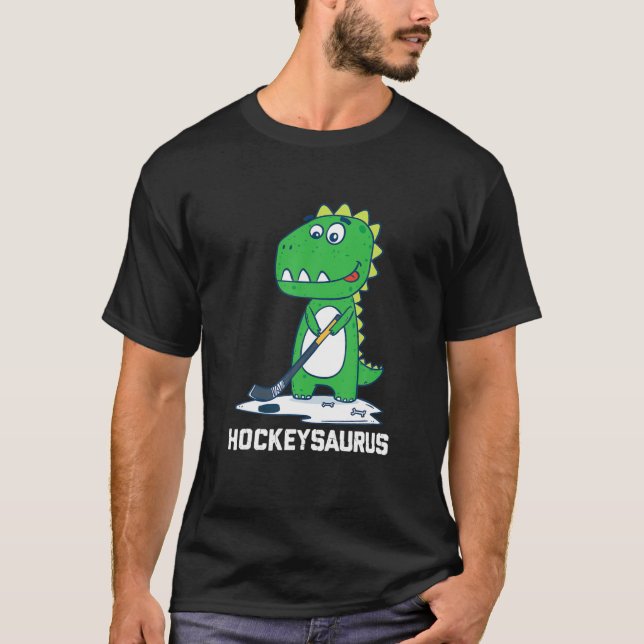 Camiseta Hockeysaurus Rex Hockey Dinosaurios Niños Chicas C (Anverso)