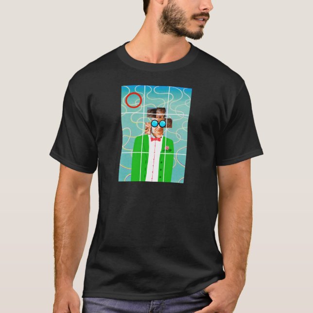 Camiseta Hockney retrato (Anverso)
