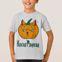 Hocucus pawcus Halloween calabaza ginger cat magia