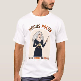 Camiseta Hocus Pocus Café Witch - Necesito café