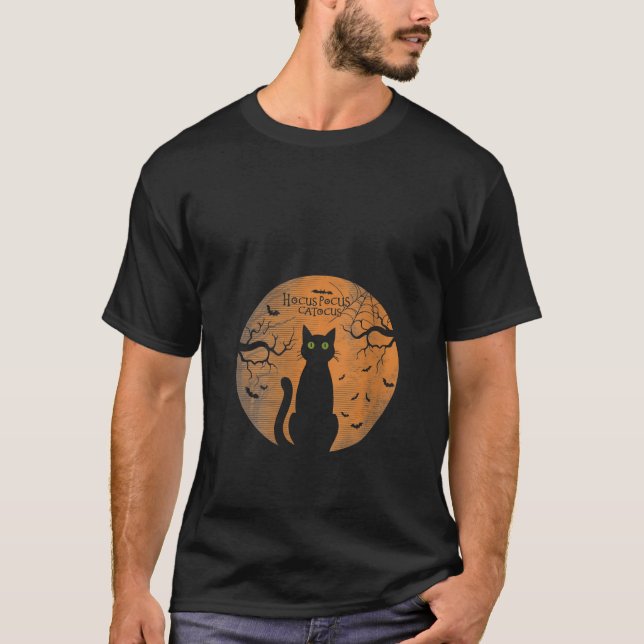 Camiseta Hocus Pocus Catcu De Halloween (Anverso)