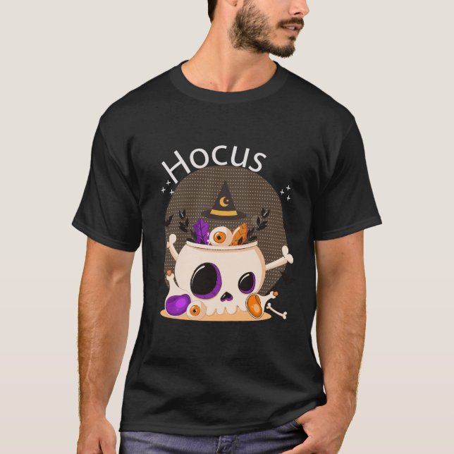 Camiseta Hocus Pocus Cauldron (Anverso)