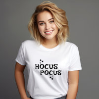Hocus Pocus Halloween blanco y negro Estrellas muj