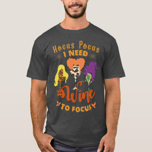 Camiseta Hocus Pocus Necesito café para enfocar la enseñanz