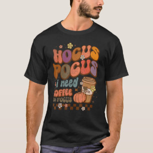 Camiseta Hocus Pocus Necesito café para enfocar la enseñanz