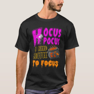 Camiseta Hocus Pocus Necesito Café Para Enfocarme