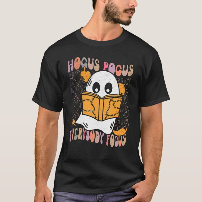 Camiseta Hocus Pocus Todo El Mundo Enfoca Al Profesor Fanta (Anverso)