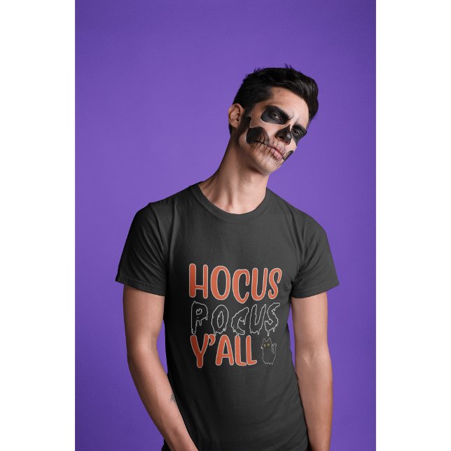 Camiseta Hocus Pocus Y'all Halloween Cat Design (Subido por el creador)