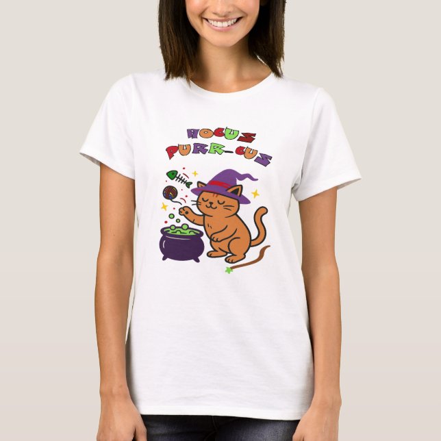 Camiseta Hocus Purrcus (Anverso)