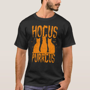 Camiseta Hocus Purrcus Brujas Gatos de Halloween Parodia 1