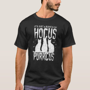 Camiseta Hocus Purrcus Halloween Brujas Gatos Parodia  3