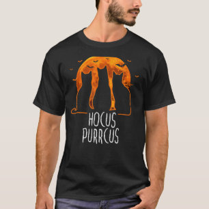 Camiseta Hocus Purrcus Halloween Witch Cats Parody 1