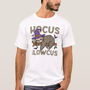 Camiseta Hocus Slowcus divertido sloth de Halloween camiset