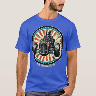 Camiseta Hod Rod Racing estilo de cómic