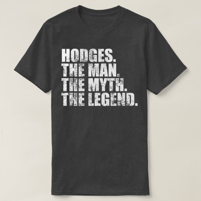 Camiseta HodgesHodges Nombre de familia Hodges Apellido Hod (Diseño del anverso)