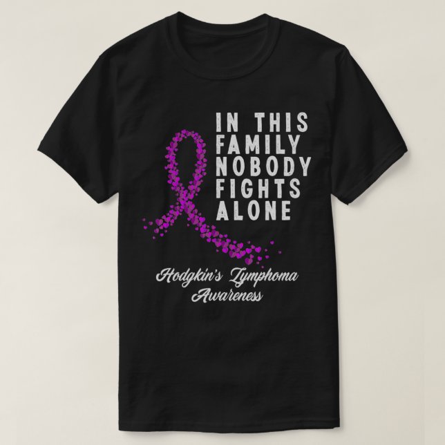 Camiseta Hodgkin's Lymphoma Warrior Hodgkin Lymphoma Awaren (Diseño del anverso)