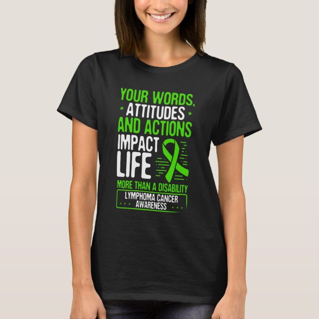Camiseta Hodkins Linfoma Mes Día de sobreviviente de guerre (Anverso)