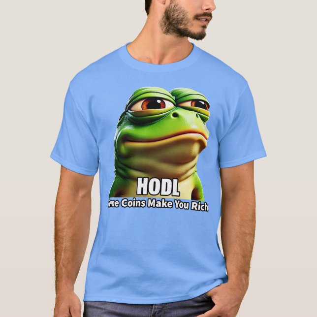Camiseta HODL Meme Coins (Anverso)