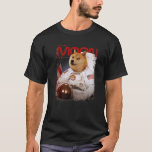 Camiseta HODL SHIB Al Astronauta De La Luna Shiba Inu Token