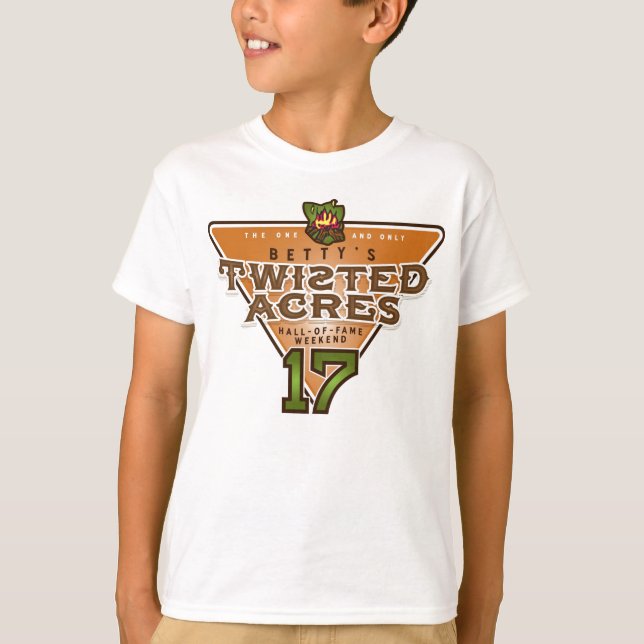 Camiseta HOF17 para niños Ringer (Anverso)