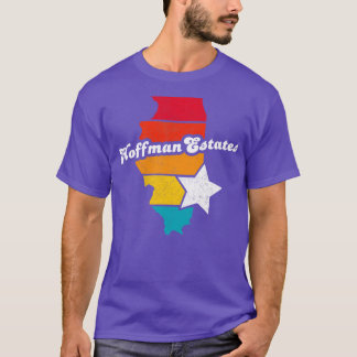 Camiseta Hoffman Estates Illinois Vintage Molestias Souven
