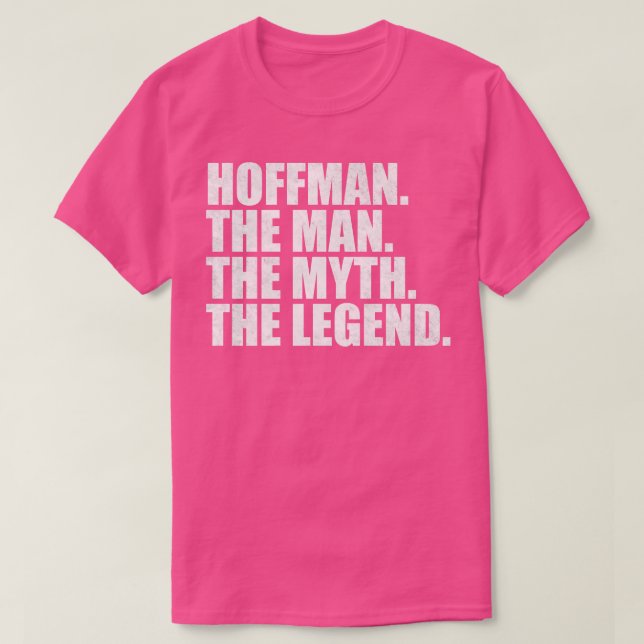 Camiseta HoffmanHoffman Nombre de la familia Hoffman apelli (Diseño del anverso)