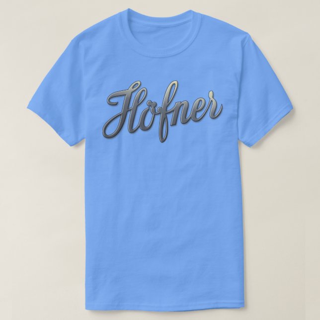 Camiseta Hofner (Diseño del anverso)