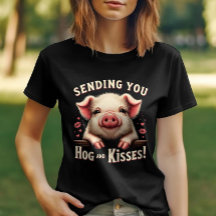 Hog and Kisses Valentines adoran a los cerdos y le