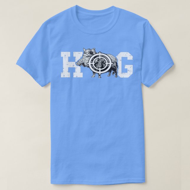 Camiseta Hog Boar Wild Hog Hunting Wild Boar Pigs Wild Hog  (Diseño del anverso)