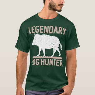 Camiseta Hog Hunter vintage retro legendario Cerdo vintage 