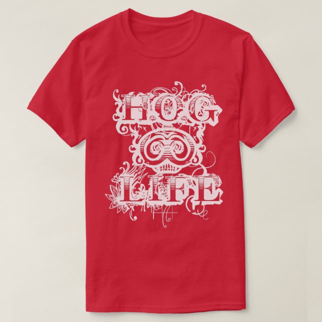 CAMISETA HOG LIFE (Diseño del anverso)