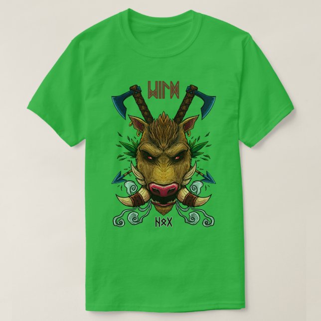 Camiseta Hog salvaje 2 (Diseño del anverso)