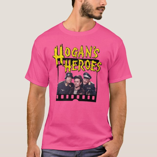 Camiseta Hogans Heroes Papa Schultz retro español (Anverso)