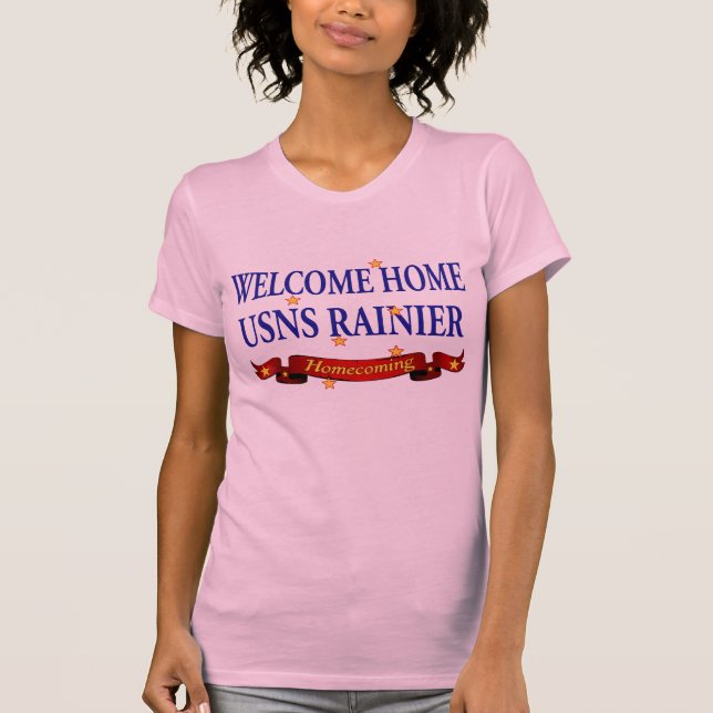 Camiseta Hogar agradable USNS más lluvioso (Anverso)