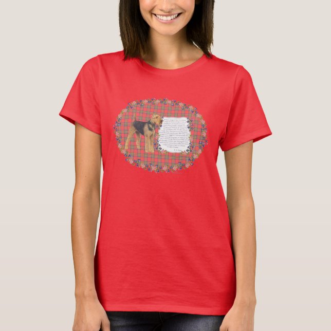 Camiseta Hogar Airedale - Galés - Lakeland (Anverso)