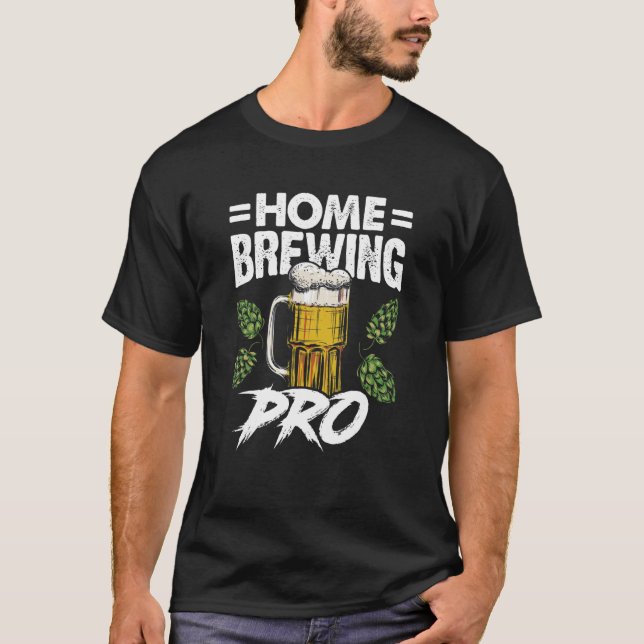 Camiseta Hogar Brewery Pro Malt Hop Craftbeer Homeber (Anverso)