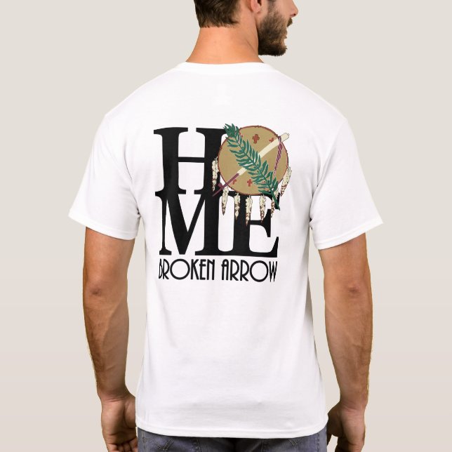 Camiseta HOGAR Broken Arrow (impresión posterior) (Reverso)