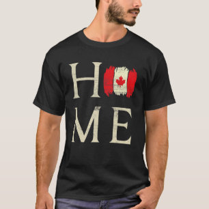 Camiseta Hogar Canadá Día arce Orgulloso Bandera canadiense