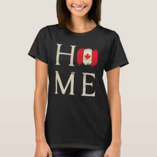 Camiseta Hogar Canadá Día arce Orgulloso Bandera canadiense