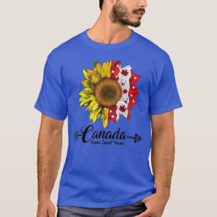 Camiseta Hogar Canadá Día del arce girasol 1 de julio Indep