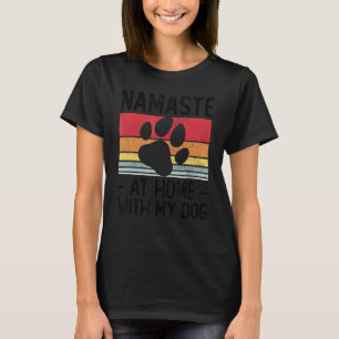 Camiseta Hogar con nombre de yoga con mi perro 2