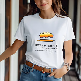 Camiseta Hogar de comida de cabaña Panadería Empleado Unifo