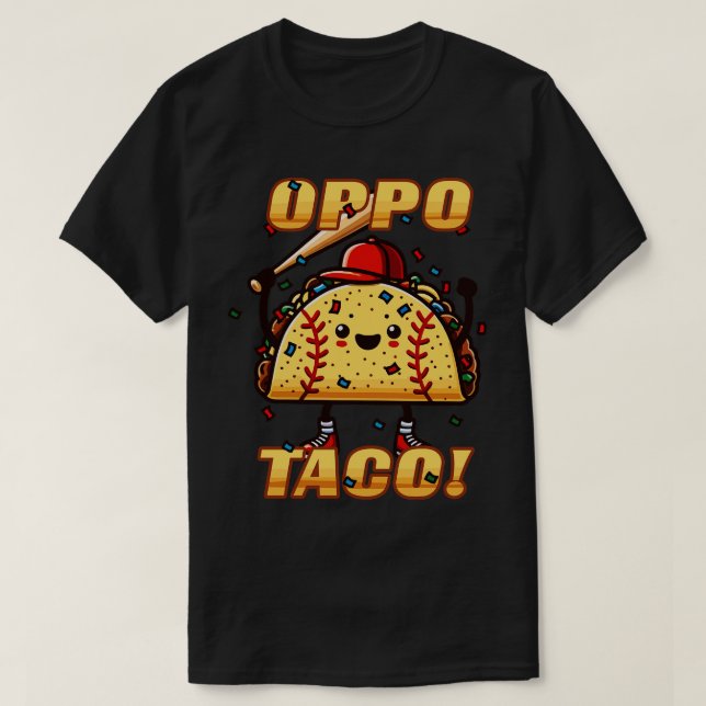 Camiseta Hogar de fans del jugador de béisbol OPPO TACO (Diseño del anverso)