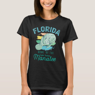 Camiseta Hogar de Florida del manatí vaca marina