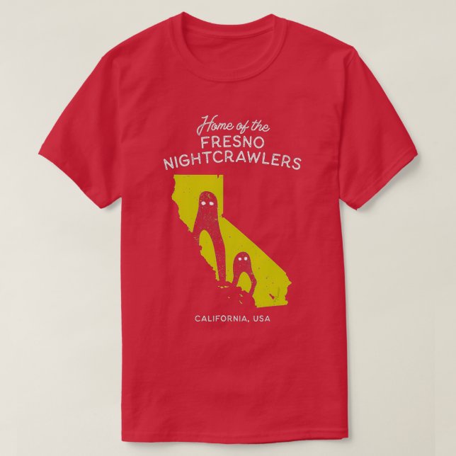 Camiseta Hogar de Fresno Nightcrawlers California Estados U (Diseño del anverso)