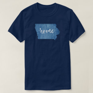 Camiseta Hogar de Iowa Grano de Madera