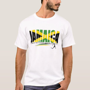 Camiseta Hogar de Jamaica del hombre más rápido en la